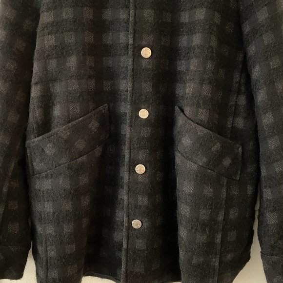 HOPE Stockholm Wool Blend French Check Jacket Coat - Picture 6 of 11